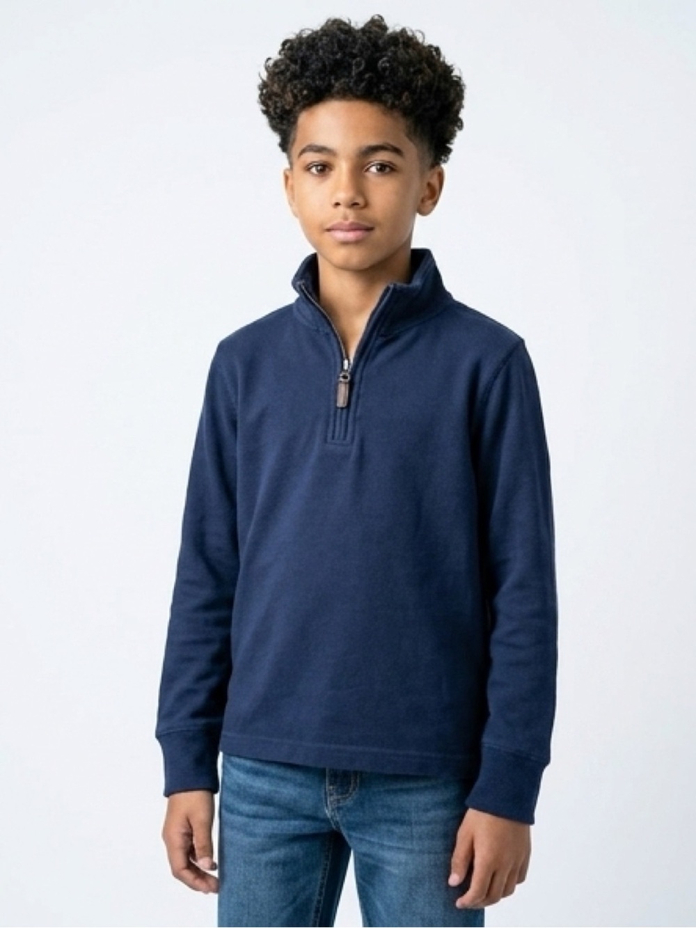 Crewcuts Navy Kids Pullover Jacket